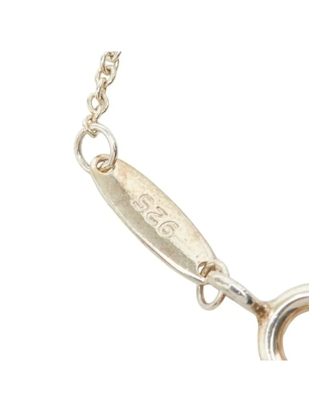 Tiffany & Co Elsa Peretti Small Cross Chain Pendant 925 Sterling Silver